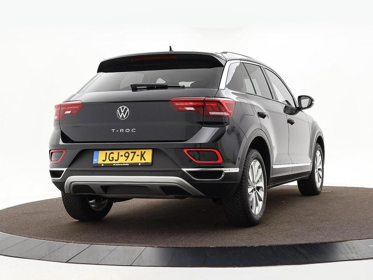 Volkswagen T-Roc 1.5 TSI 150pk DSG Style · Apple/Android Car Play · Afneembare Trekhaak · Massagefunctie Bestuurder · Stoelverwarming · Sportstoelen · Garantie t/m 07-01-2027