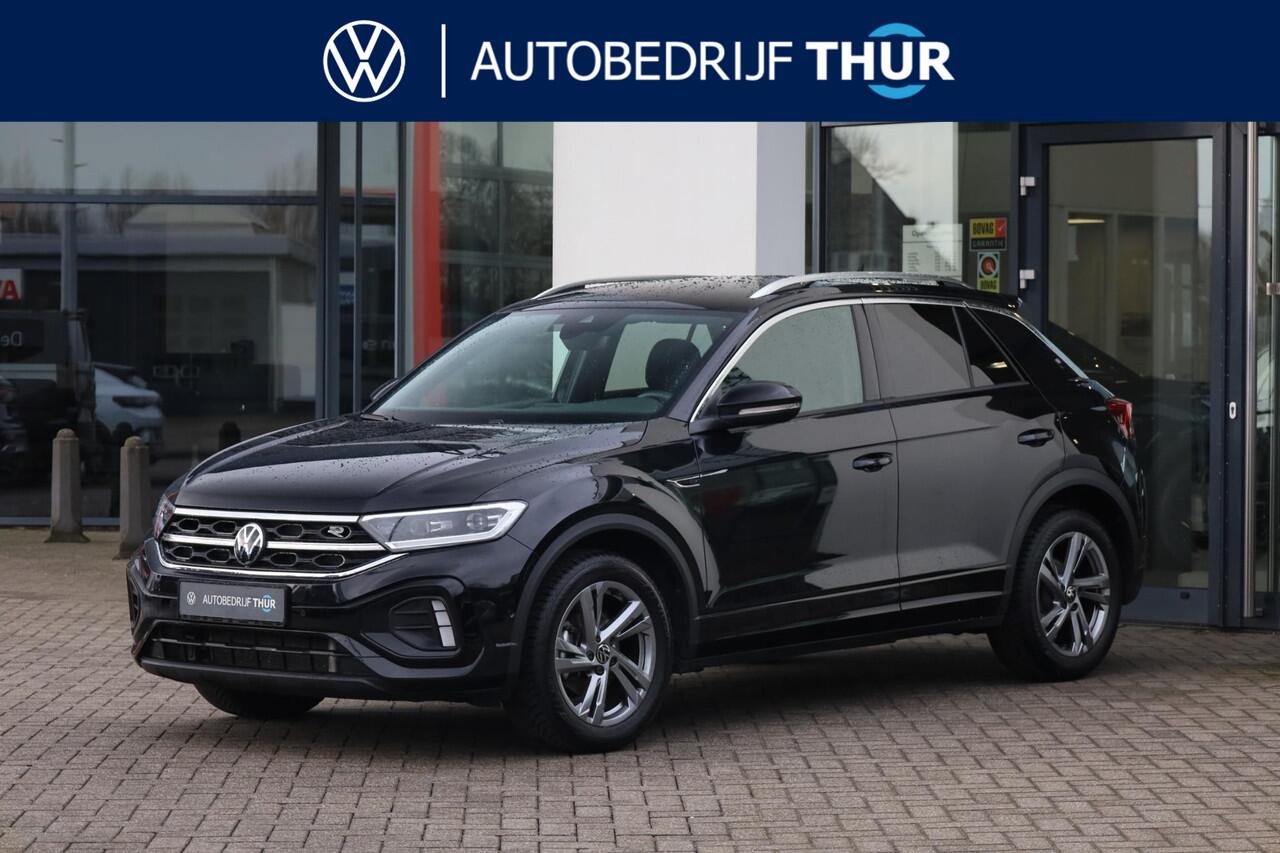 Volkswagen T-Roc 1.5 TSI R-Line PL ¤604 p/m* 150PK / 110kW ergo stoel achteruitrijcamera privacy glas trekhaak stoelverwarming r line in en exterieur navigatie geactiveerd pdc voor en achter led plus draadloos carplay climatronic spraakbediening