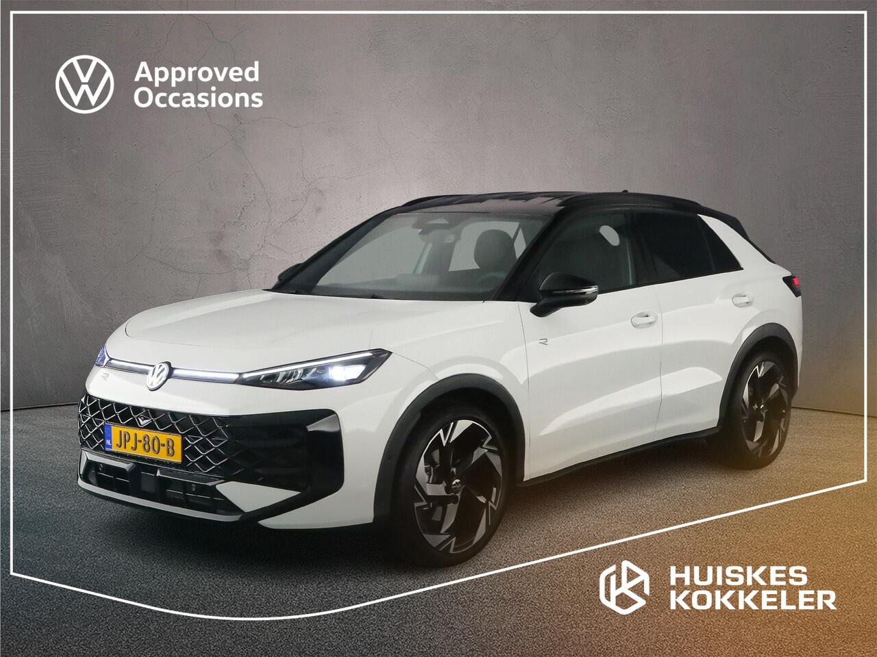 Volkswagen T-Roc R-Line First Edition 1.5 eTSI 150pk DSG Automaat Adaptive cruise control, Black style, LED matrix koplampen, Elektrische achterklep, Navigatie, 360 camera, Achteruitrijcamera