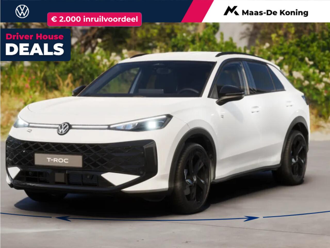 Volkswagen T-Roc R-Line First Edition 1.5 eTSI 150 pk 7 versn. DSG · Comfort pakket · Achteruitrijcamera · Draadloze telefoonlader ·