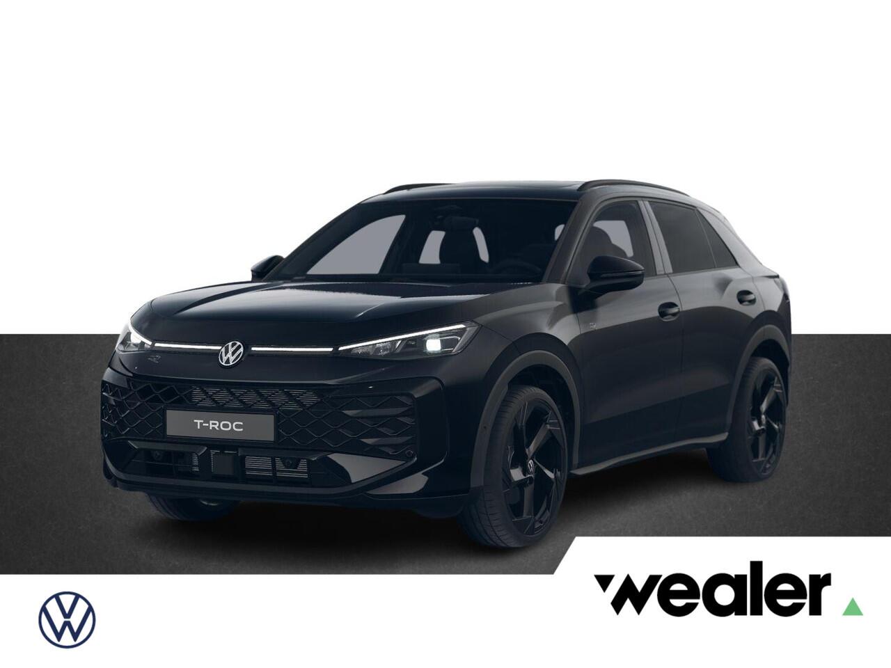 Volkswagen T-Roc R-Line First Edition 1.5 eTSI 110 kW / 150 PK DSG | Black Style | Panoramadak | Harman Kardon | LED Matrix | Multimedia pakket | Trekhaak wegklapbaar | Elektr. achterklep |