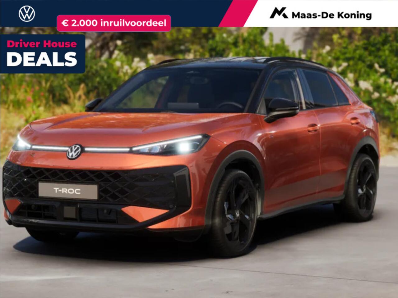 Volkswagen T-Roc R-Line First Edition 1.5 eTSI 150 PK 7 versn. DSG · Assistance Pakket · Multimedia Pakket · Panoramaschuif-kanteldak ·