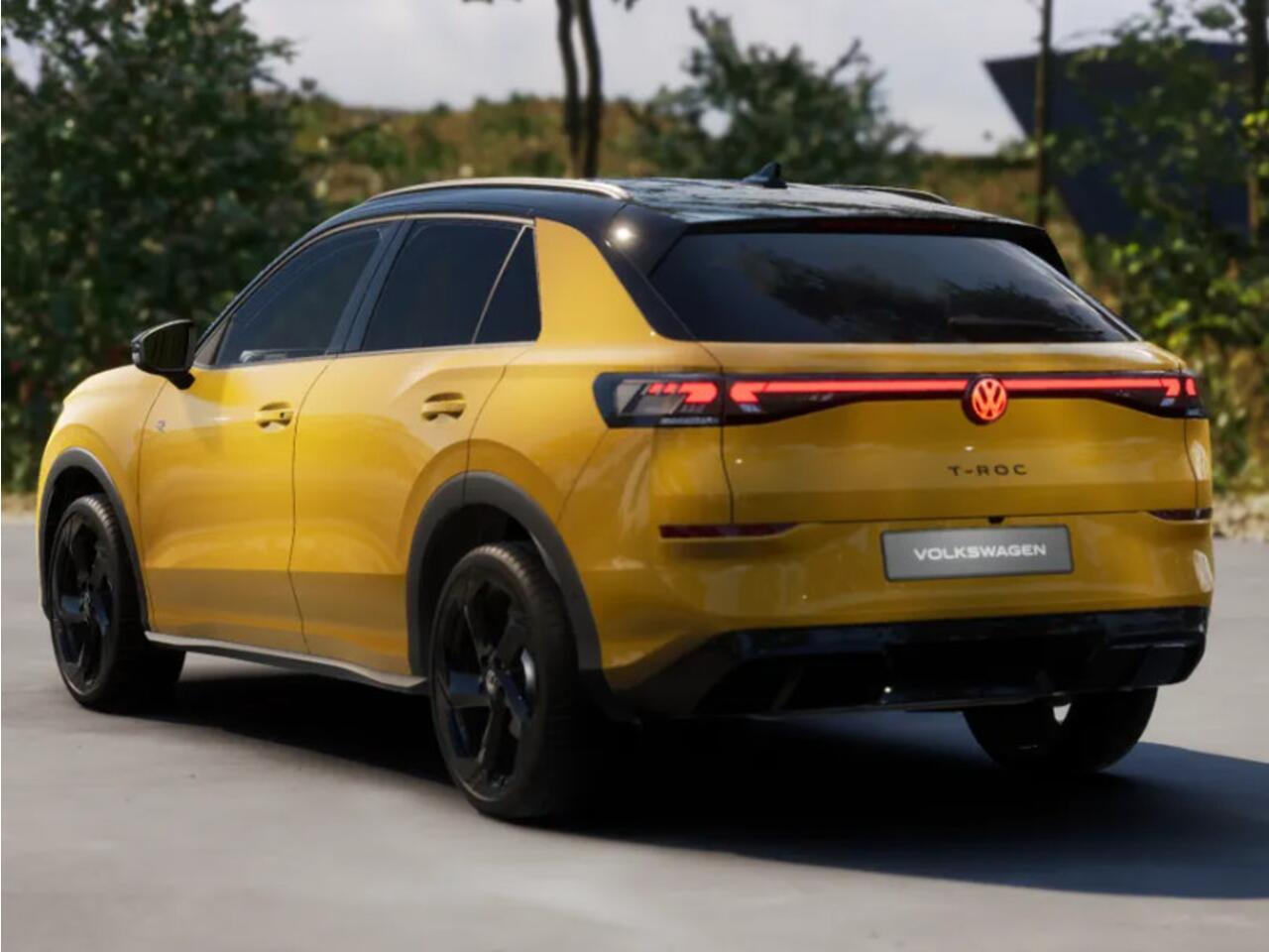Volkswagen T-Roc R-Line First Edition 1.5 eTSI 150 PK 7 versn. DSG · Assistance Pakket · Black Style Pakket · Multimedia Pakket · Panoramaschuif-kanteldak ·