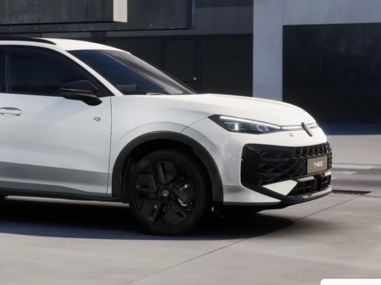 Volkswagen T-Roc R-Line First Edition 1.5 eTSI 150 PK 7 versn. DSG · Electrische achterklep · Achteruitrijcamera · Draadloze telefoonlader · Voorraad OUTLET · Prijs is inclusief inruilpremie ·