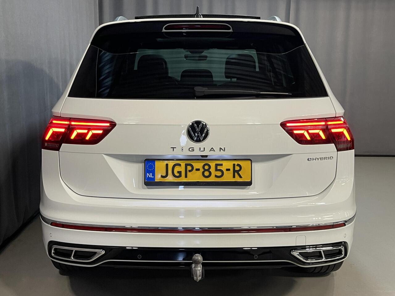 Volkswagen TIGUAN 1.4 TSI eHybrid R-Line Business+ 19"/Panoramadak/Trekhaak/Leder + memory/360 camera/Elektrische klep/Dodehoek/Stuur + stoelverwarming