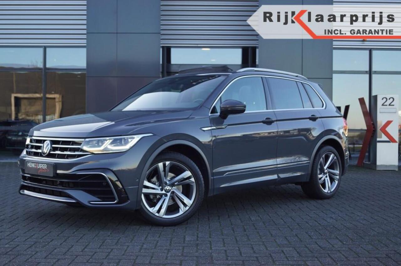 Volkswagen TIGUAN 1.5 TSI DSG R-Line / Leer /elekt. stoelen/ Panodak / IQ Led Matrix / Camera/ App-Connect