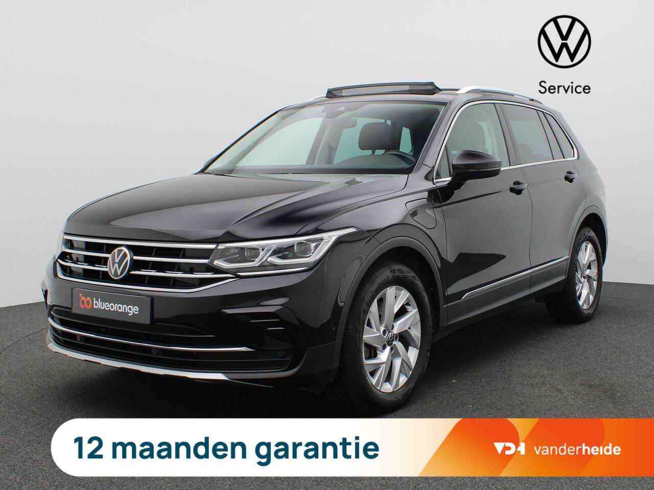 Volkswagen TIGUAN 1.4 TSI Elegance eHybrid 245PK DSG matrix led, massagestoel, trekhaak, achteruitrijcamera, elektrische achterklep, panoramadak, adaptive cruise, side assist, stuur-stoelverwarming, elektrische achterklep, keyless, 18" lichtmetaal