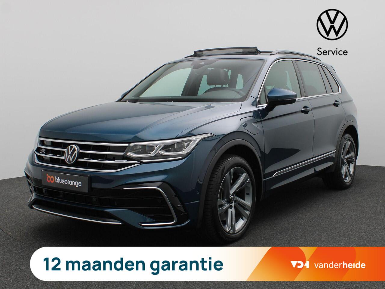 Volkswagen TIGUAN 1.4 TSI eHybrid R-Line Business+ 245PK DSG Pano-Schuifdak, 91% SOH, Elektr. Achterklep, Keyless, Achteruitrijcamera, Stoel-Stuurverwarming, Side Assist, 19" LM Velgen