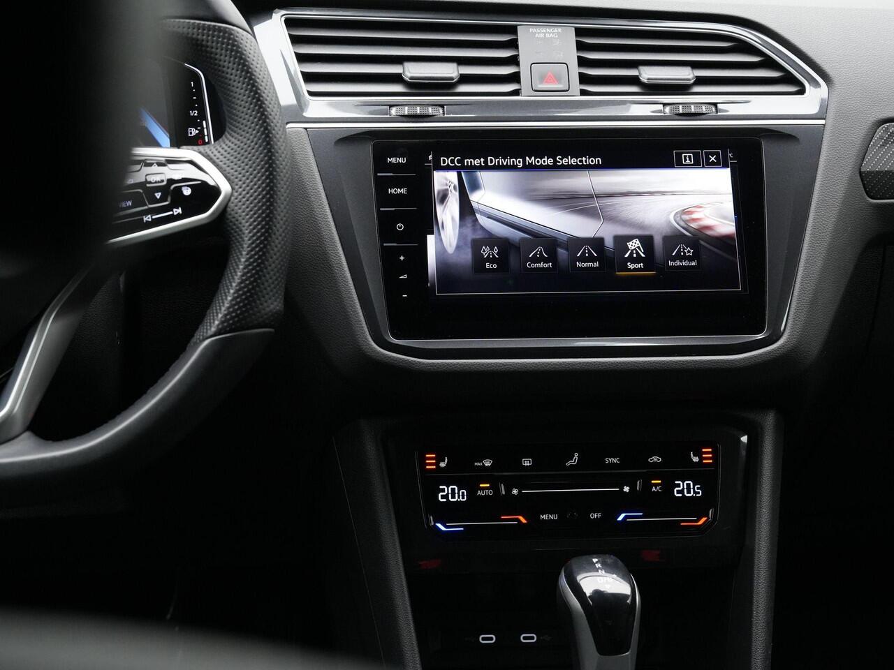 Volkswagen TIGUAN 1.4 TSI eHybrid 245 pk R-Line | Navigatie Discover Pro | Leder | Geheugenstoelen | Adaptief onderstel | 360 camera | IQ Light