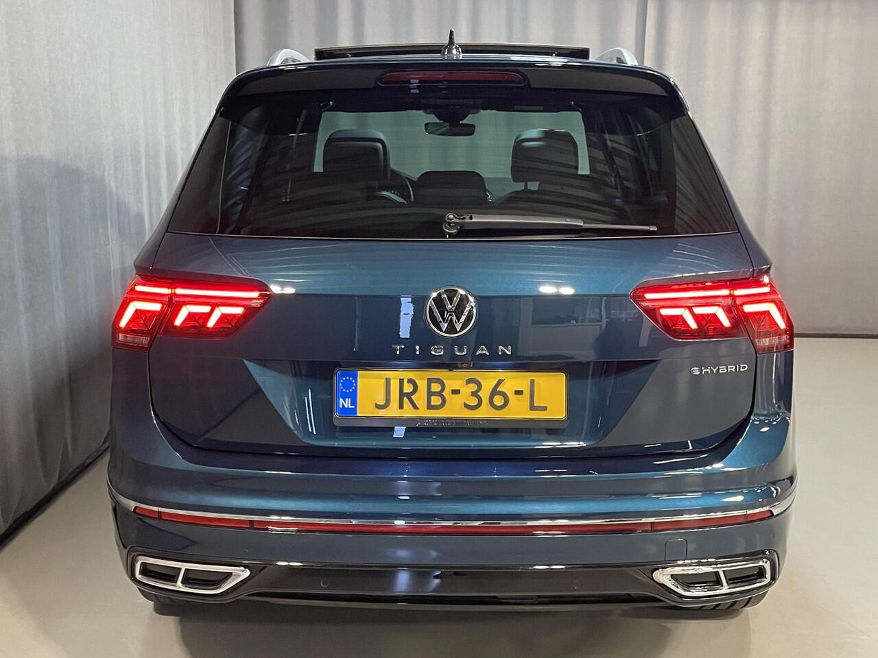 Volkswagen TIGUAN 1.4 TSI eHybrid R-Line Business+ 20"/Panoramadak/Leder + memory/360 camera/Elektrische klep/Dodehoek/Stuur + stoelverwarming/IQ Lights/Adaptieve cruise