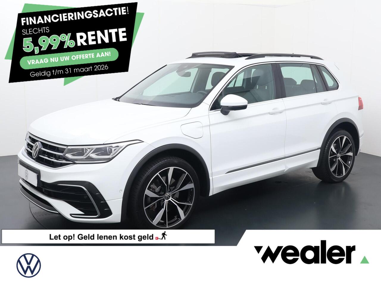 Volkswagen TIGUAN 1.4 TSI eHybrid R-Line Business+ | 245 PK | SoH 91% | Trekhaak | Panoramadak | 360 Graden camera | 20"LM velgen | Adaptive cruise control | R-Line |