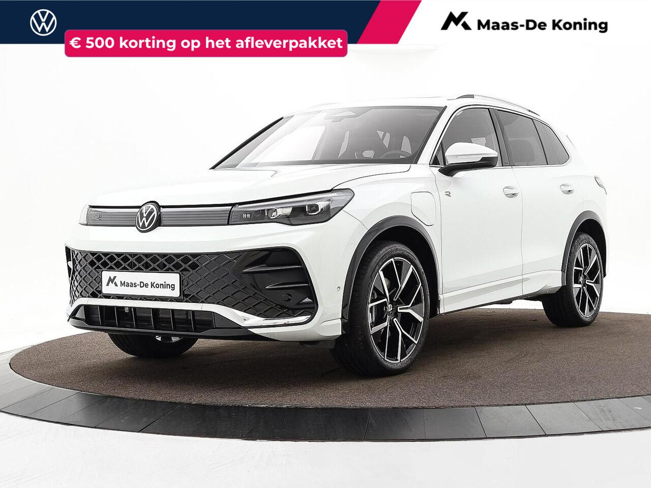 Volkswagen TIGUAN 1.5 eHybrid 272pk DSG R-Line Edition · Panoramadak · Camera · Stuur- & Stoelverwarming · Inklap. Trekhaak · Massagefunctie Bestuurdersstoel · Garantie t/m 10-04-2030 of 100.000km