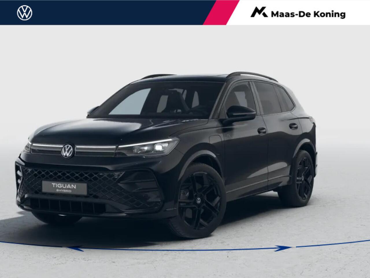 Volkswagen TIGUAN R-Line Edition 1.5 eHybrid 272 pk 6 versn. DSG · Black Style Pakket · Comfort Pakket · Trekhaak inklapbaar, met elektrische ontgrendeling, incl. aanhangermanoeuvreerhulp Trailer Assist ·