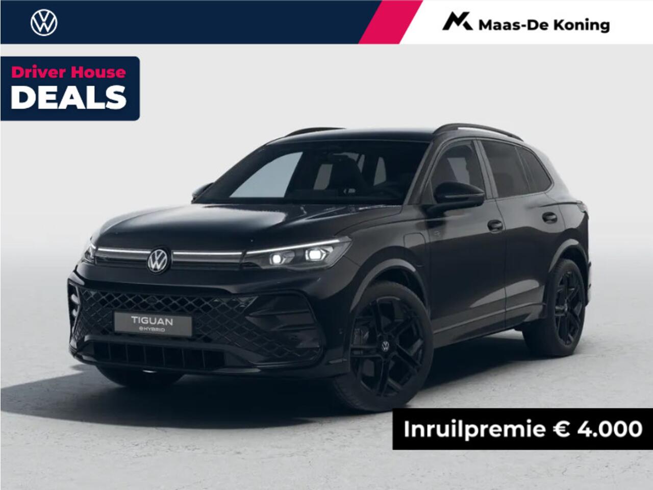 Volkswagen TIGUAN R-Line Edition 1.5 eHybrid 204 PK 6 Versn. DSG · Black Style Pakket · Trekhaak inklapbaar, met elektrische ontgrendeling, incl. aanhangermanoeuvreerhulp Trailer Assist · Prijs is inclusief inruilpremie ·