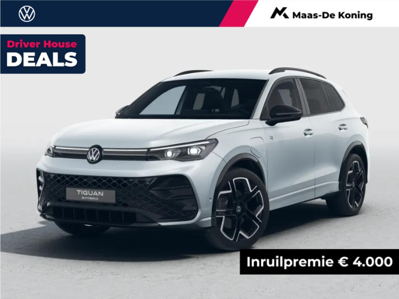 Volkswagen TIGUAN R-Line Edition 1.5 eHybrid 204 PK 6 versn. DSG · Black Style Pakket · Panoramaschuif-kanteldak · Trekhaak inklapbaar, met elektrische ontgrendeling, incl. aanhangermanoeuvreerhulp Trailer Assist ·