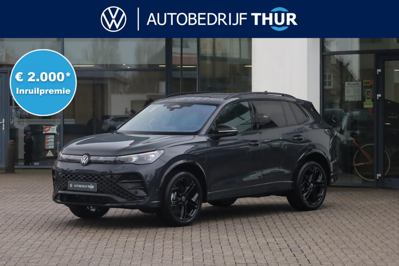 Volkswagen TIGUAN 1.5 eHybrid R-Line Edition 204PK / 150kW, LED Matrix (IQ.Lights), 360° rondomzichtcamera, panoramisch schuif-, kanteldak, elektr. bedienbaar, head-up display, verwarm- en ventileerbare voorstoelen met massagefunctie, Keyless Entry & Start, verwarmbare ach