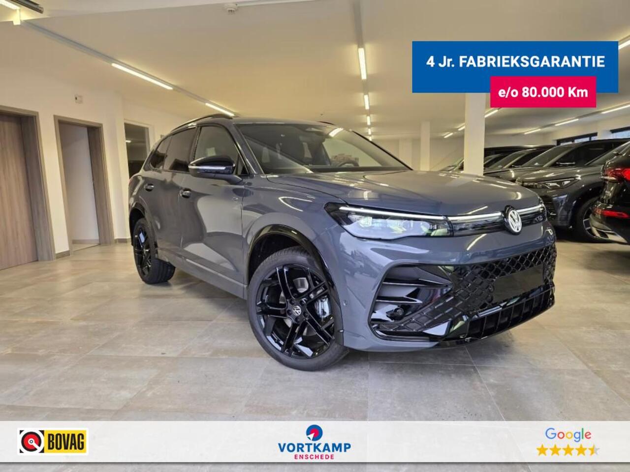 Volkswagen TIGUAN 1.5 TSI e-HYBRID 272 PK R-LINE PANO-DAK/CAMERA/TREKHAAK/HenK/HUD/LEDER/MEMORY