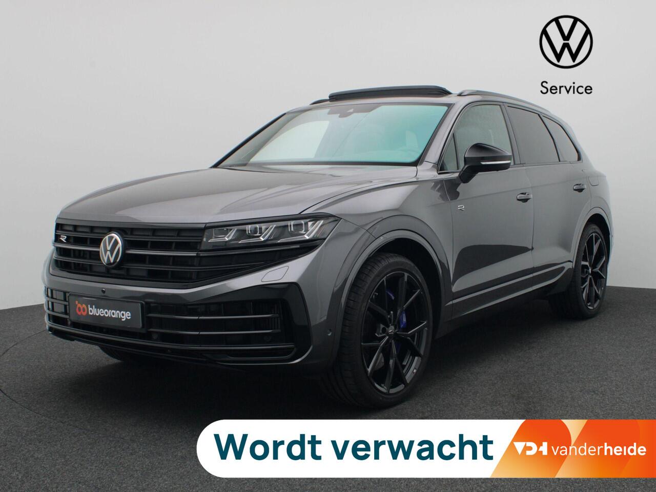 Volkswagen TOUAREG 3.0 TSi eHybrid 4MOTION R Final Edition 463PK DSG matrix led, trekhaak, panoramadak, 360gr. camera, leder, luchtvering, keyless, stuur-stoelverwarming, Dynaudio, head-up display, 22" lichtmetaal