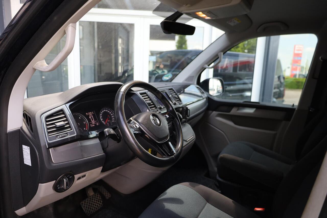 Volkswagen TRANSPORTER 2.0 TDI L2H1 Highline 150PK / 110kW DSG, T-Edition, 17" LMV, navigatie, LED koplampen met grootlichtassistent, achteruitrijcamera (rear view), trekhaak, Executive plus style pakket, adaptieve cruise control (acc), multifunctioneel lederen stuurwiel, acht