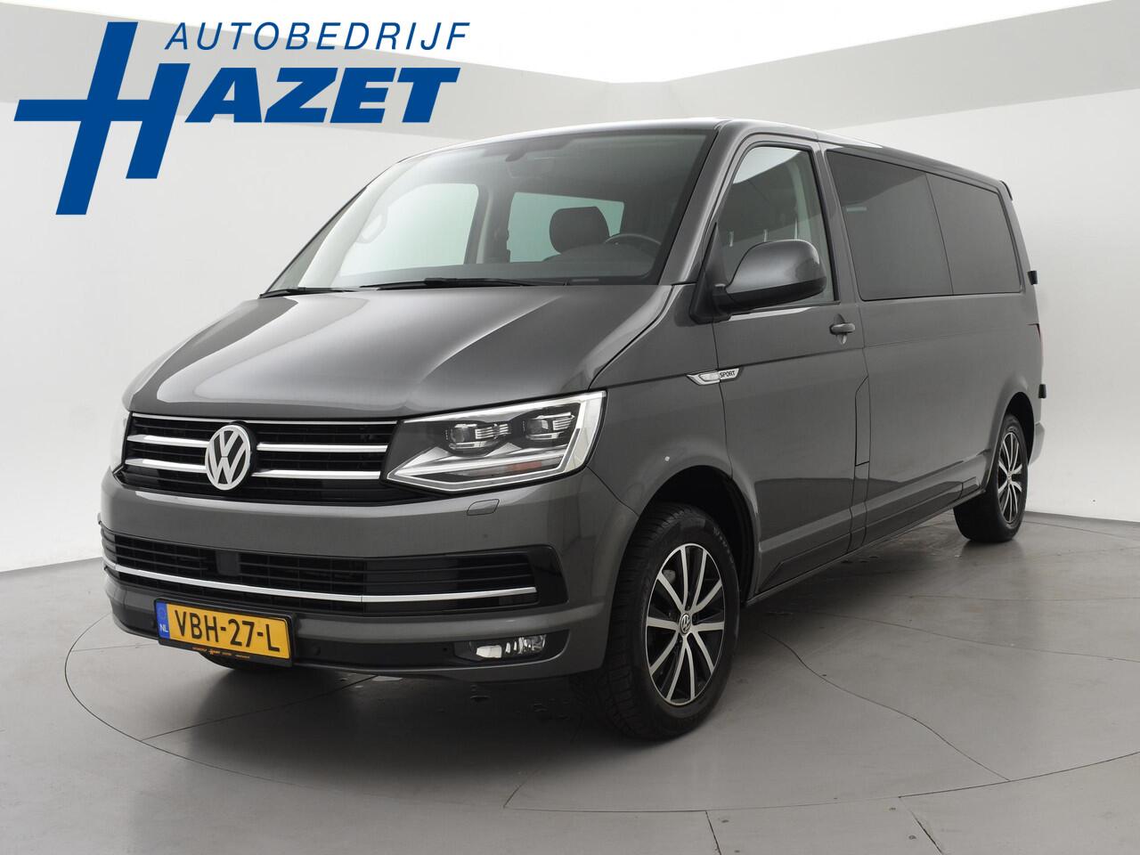 Volkswagen TRANSPORTER 2.0 TDI 150 PK DSG DUBBEL CABINE HIGHLINE + LEDER | CAMERA | LED | CARPLAY | T-EDITION