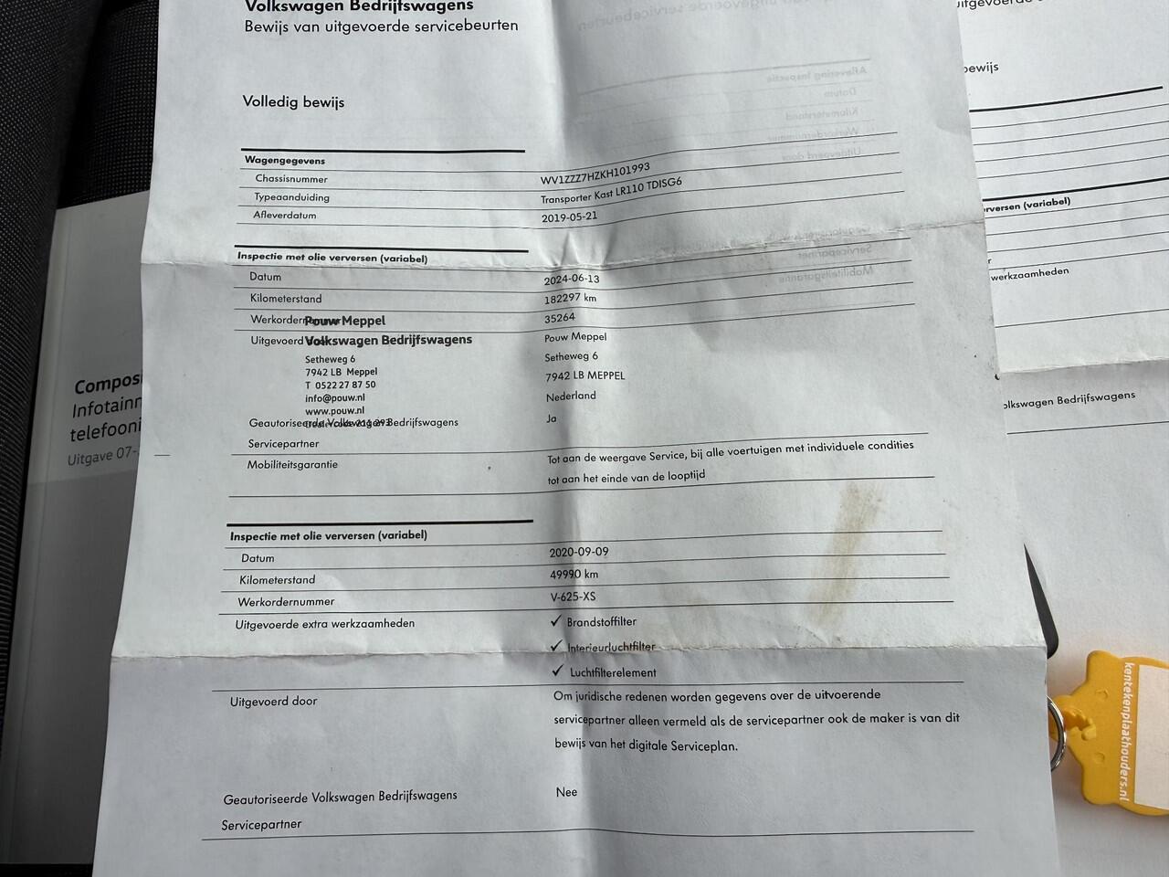 Volkswagen TRANSPORTER 2.0 TDI L2H1 DC*MARGE*NAVI*CRUISE*A/C*TEL*BTW VRIJ