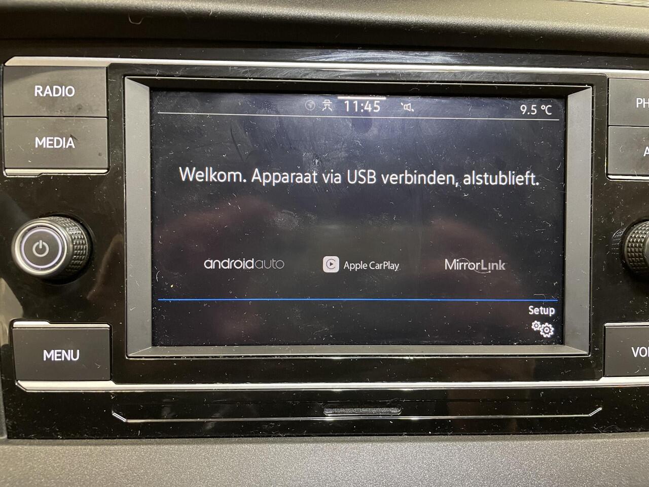Volkswagen TRANSPORTER 2.0 TDI L1H1 Comfortline 150 PK DSG Airco Cruise Control Stoelverwarming Trekhaak 2X Schuifdeur Achterklep