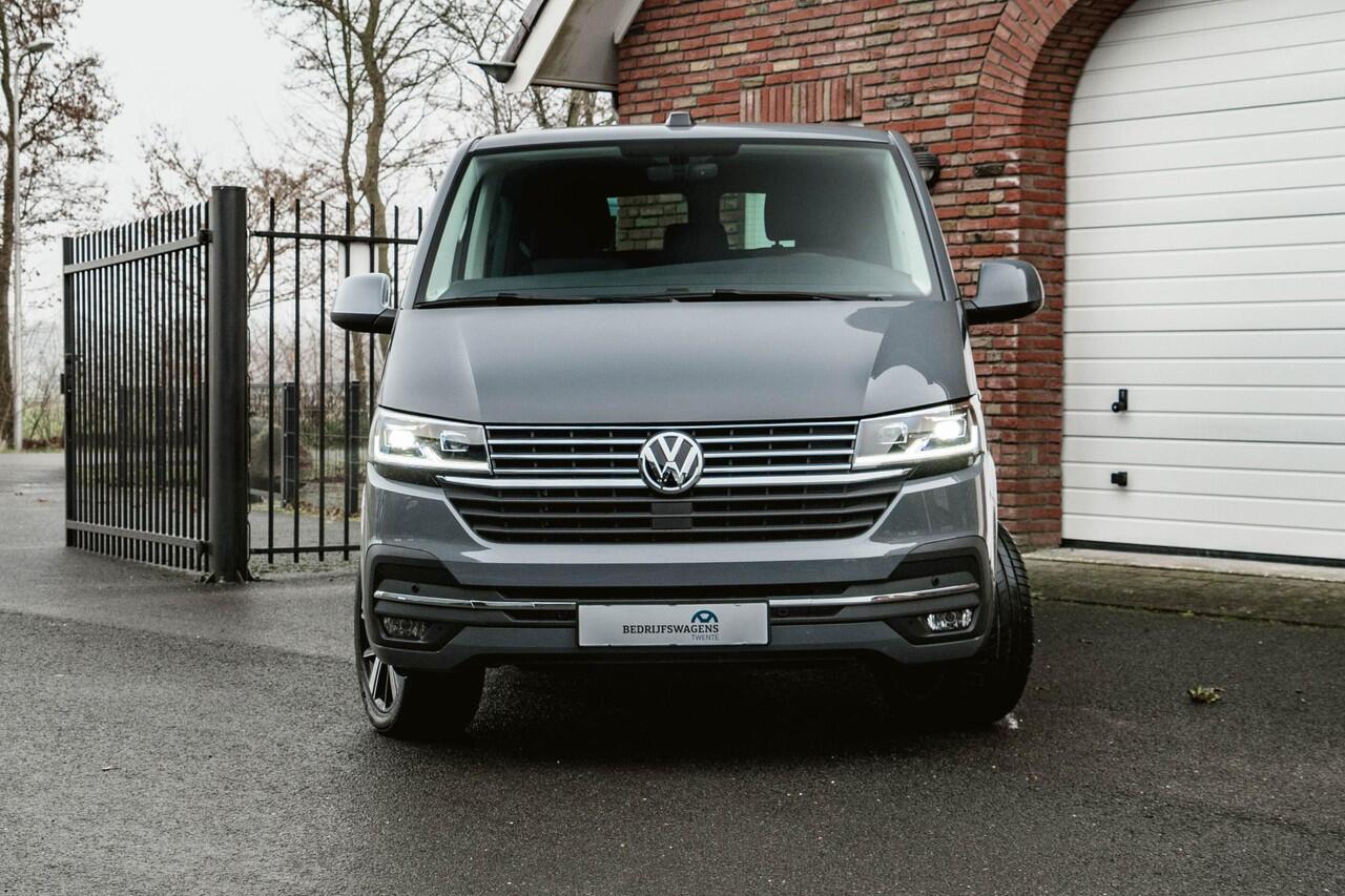 Volkswagen TRANSPORTER T6.1 2.0 TDI 204 PK DSG CARAVELLE L2H1 A-Deuren DUB/CAB ACC | LED | Leder | Apple Carplay/ Android Auto | Privacy glass |