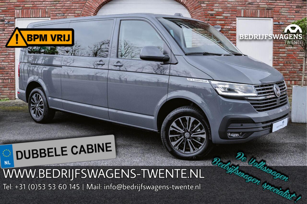 Volkswagen TRANSPORTER T6.1 2.0 TDI 150 PK DSG CARAVELLE L2H1 DUB/CAB A-KLEP ACC | LED | Privacy glass | Apple Carplay/Android Auto