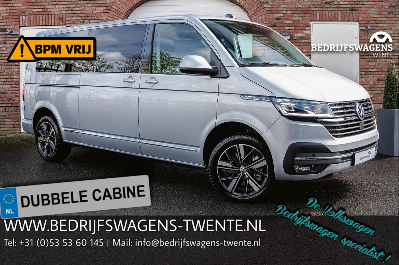 Volkswagen TRANSPORTER T6.1 Caravelle 2.0 TDI 204 PK DSG L2H1 DUB/CAB A-Deuren ACC | LED | Leder | Apple Carplay/ Android Auto | Privacy glass |