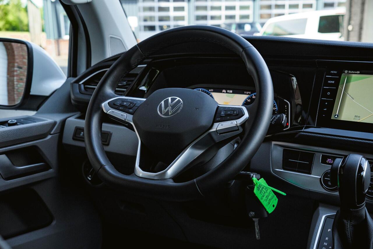 Volkswagen TRANSPORTER T6.1 2.0 TDI 204 PK DSG CARAVELLE L2H1 A-KLEP ACC | LED | Leder | Virtual Cockpit | Privacy glass |