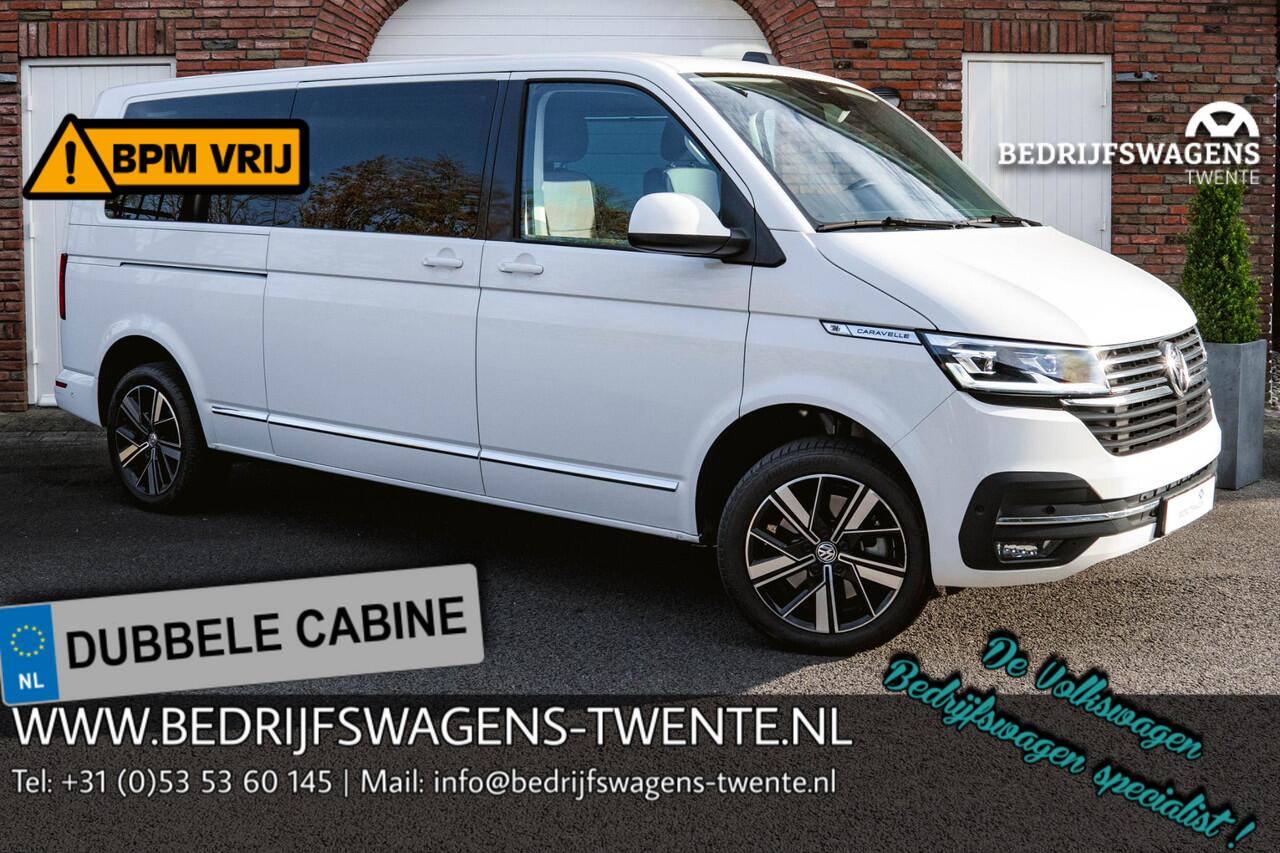 Volkswagen TRANSPORTER 2.0 TDI 204 pk L2H1 Highline 2x Elek. Schuifdeur Leder Duo, Parkeerhulp, LED, Navi, Elek. Achterklep, 5-Zits
