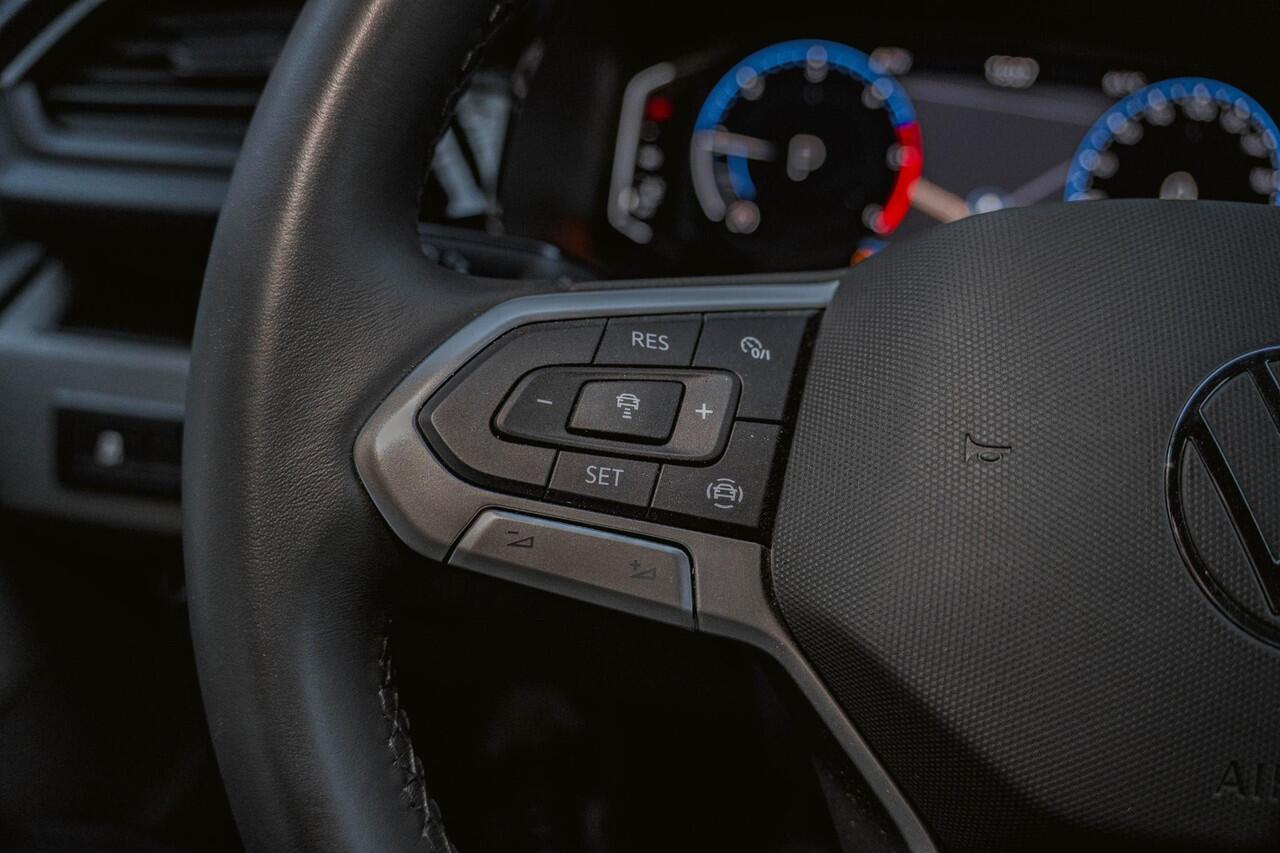 Volkswagen TRANSPORTER T6.1 2.0 TDI 204 PK DSG CARAVELLE L2H1 A-Deuren DUB/CAB ACC | LED | Leder | Bilstein B14 Schroefveren set | Achteruitrijcamera