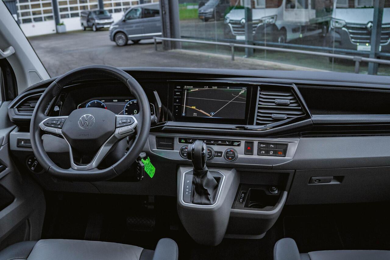 Volkswagen TRANSPORTER T6.1 2.0 TDI 204 PK DSG CARAVELLE L2H1 A-Deuren DUB/CAB ACC | LED | Leder | Bilstein B14 Schroefveren set | Achteruitrijcamera