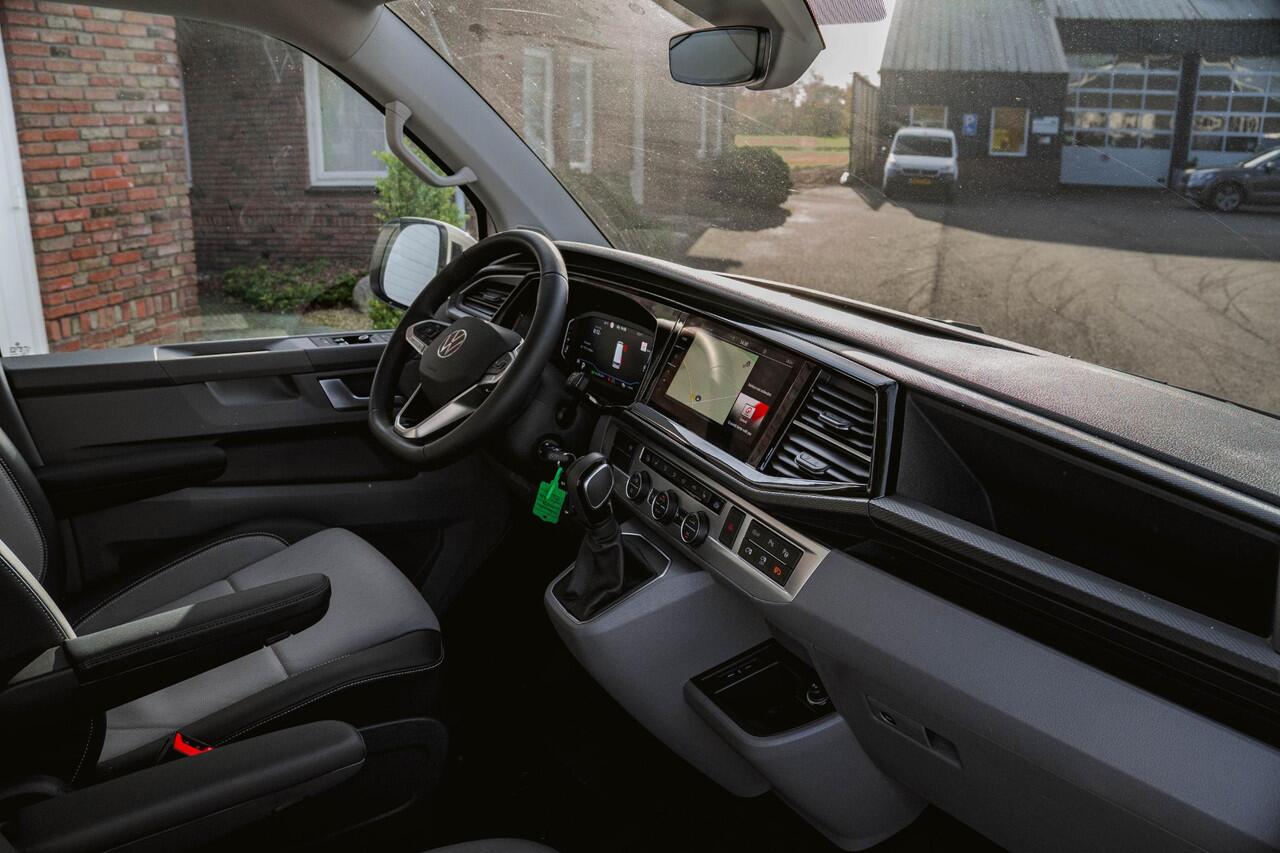 Volkswagen TRANSPORTER 2.0 TDI 204 pk L2H1 Highline 2x Elek. Schuifdeur Leder Duo, Parkeerhulp, LED, Navi, Elek. Achterklep, 5-Zits