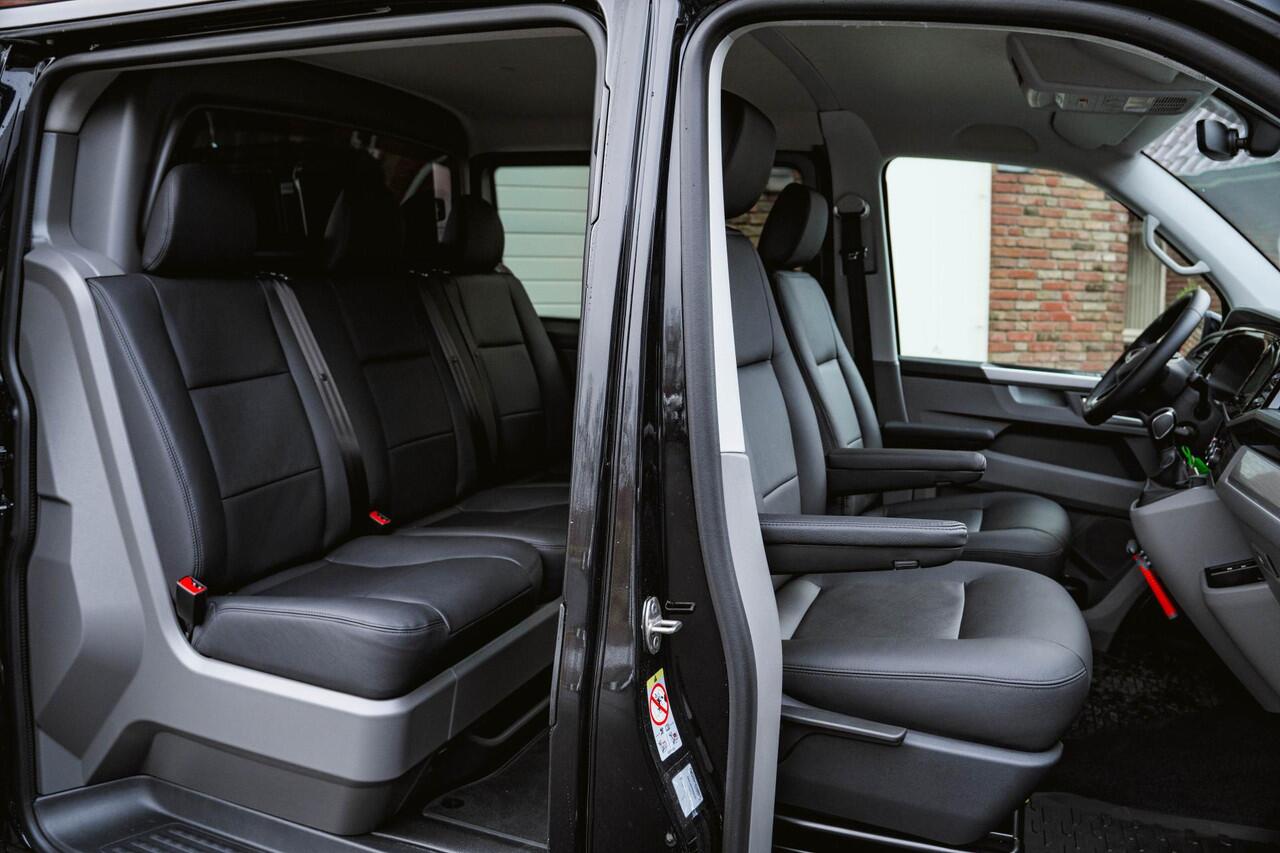 Volkswagen TRANSPORTER T6.1 2.0 TDI 204PK DSG L2H1 HIGHLINE DUB/CAB Standkachel | Leder | LED | Trekhaak | Full Option |