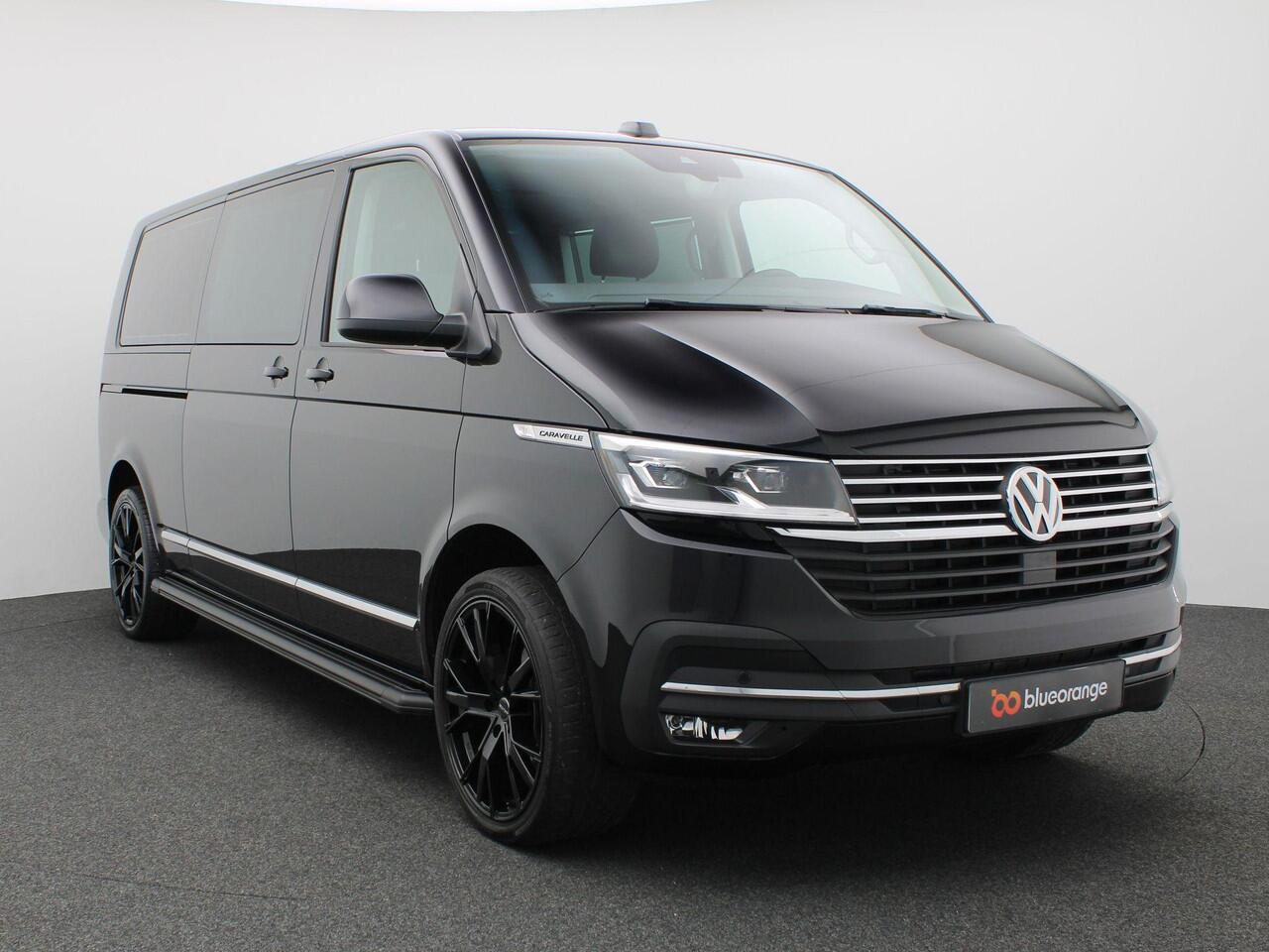 Volkswagen TRANSPORTER 2.0 TDI L2H1 Caravelle DC 204PK DSG Dubbele cabine, achteruitrijcamera, 2x elek. schuifdeur, leder, winterpakket, virtual cockpit, elek. stoel, 18'' lichtmetaal