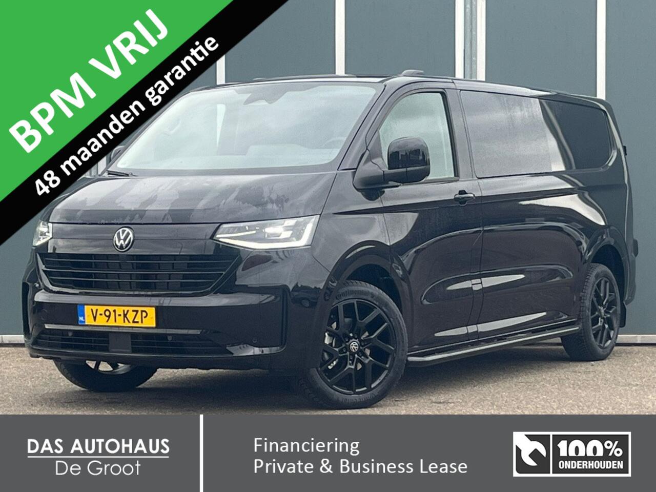 Volkswagen TRANSPORTER 2.0 TDI 170pk L2 Bulli Black Style DC 5p. | 4j garantie | BPM-vr