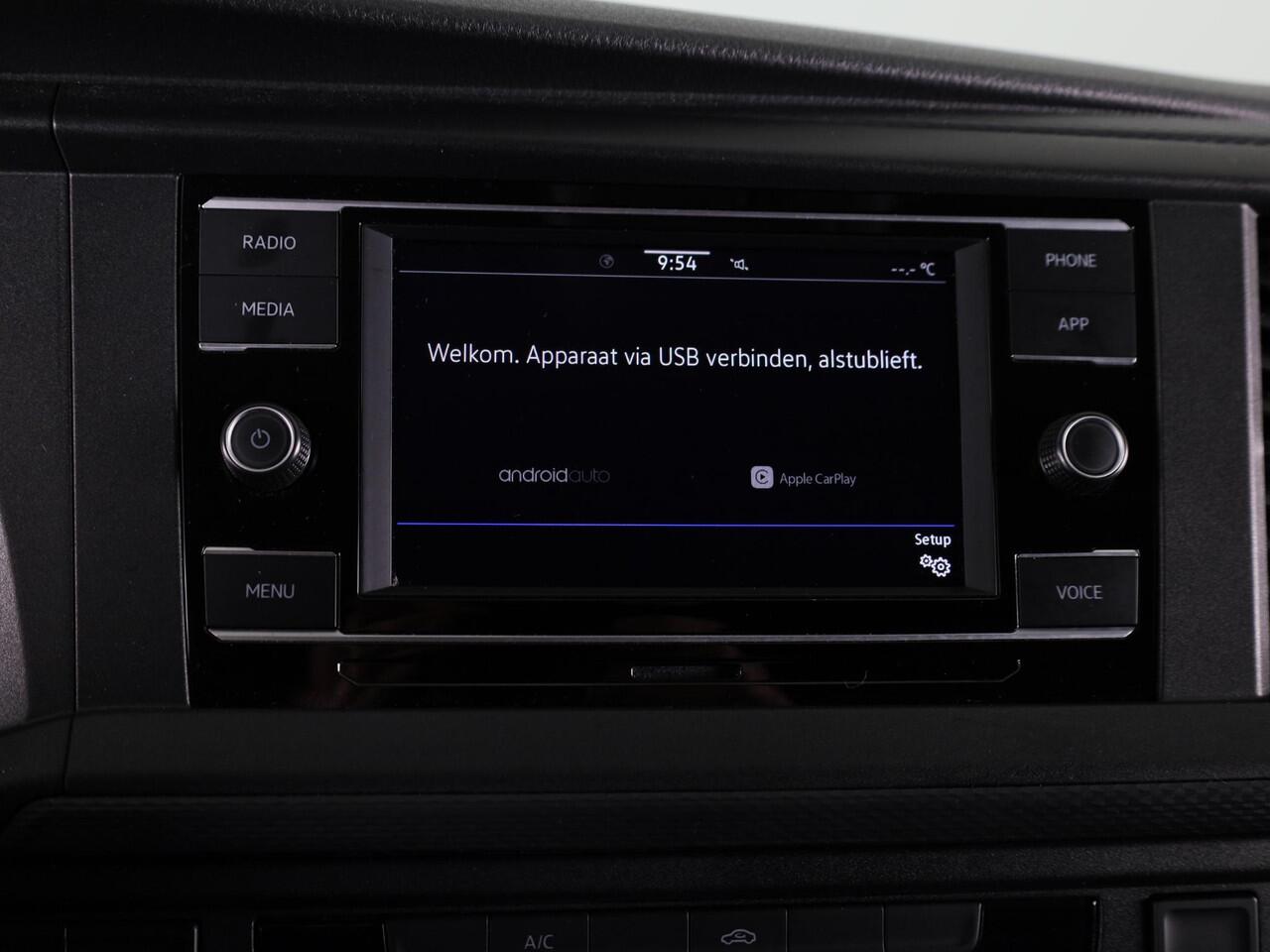 Volkswagen TRANSPORTER 2.0 TDI L2H1 28 Comfortline 110 pk | Verlengde garantie | Navigatie via App | Parkeersensoren achter | Cruise control |