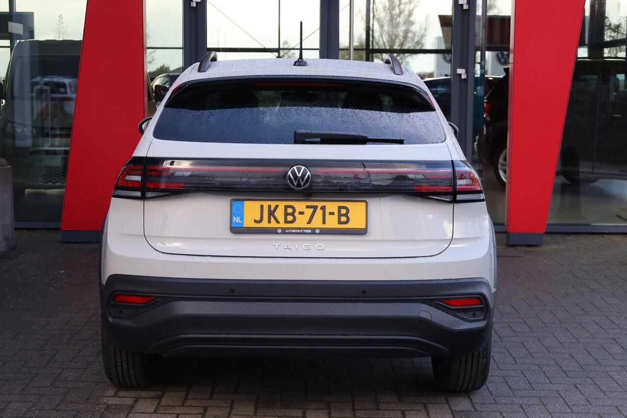 Volkswagen Taigo 1.0 TSI Life Edition 95PK / 70kW Achteruitrijcamera, Apple Carplay & Android Auto, verwarmbare voorstoelen, Keyless Entry & Start, parkeersensoren voor + achter, adaptive cruise control, 2-zone Climatronic airconditioning, buitenspiegels elektrisch instel