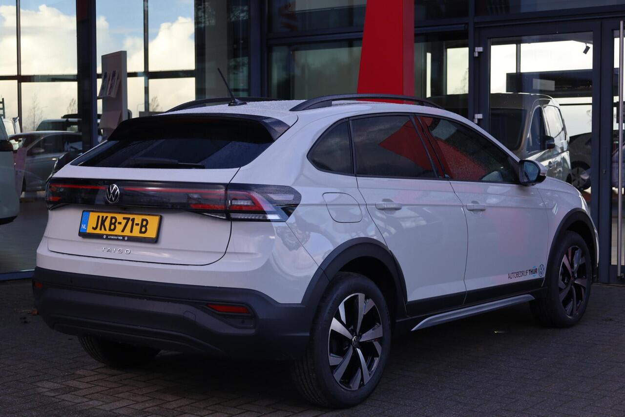 Volkswagen Taigo 1.0 TSI Life Edition 95PK / 70kW Achteruitrijcamera, Apple Carplay & Android Auto, verwarmbare voorstoelen, Keyless Entry & Start, parkeersensoren voor + achter, adaptive cruise control, 2-zone Climatronic airconditioning, buitenspiegels elektrisch instel