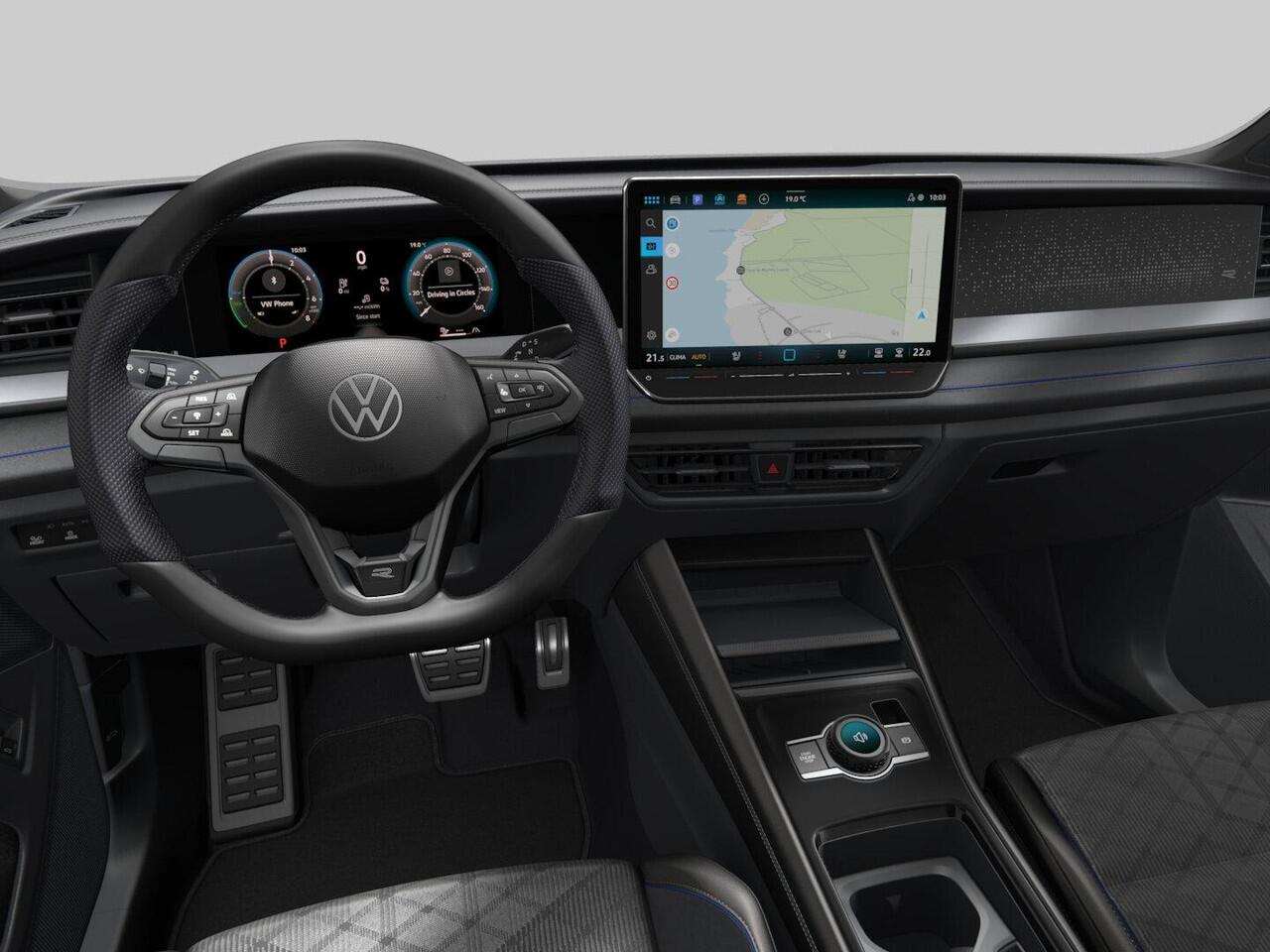 Volkswagen Tayron R-Line-Edition 1.5 eHybrid 272 pk 6 versn. DSG · Assistance pakket plus · Black edition pakket · Design pakket · Interieur style pakket · Multimedia pakket plus · Trekhaak incl. aanhangermanoeuvreerhulp (trailer assist)