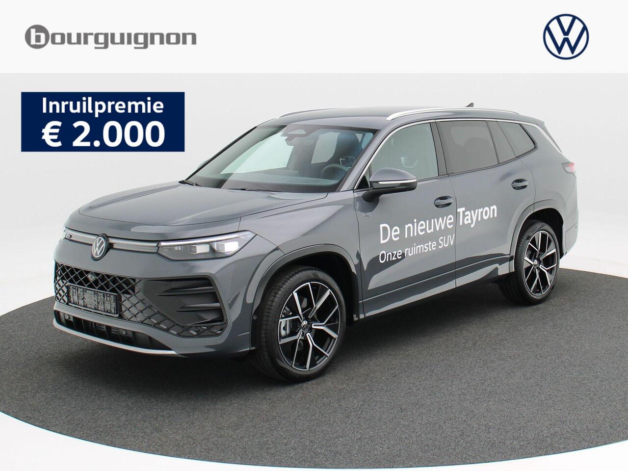 Volkswagen Tayron R-Line-Edition 1.5 eTSI 150 pk | 7 Persoons | Harman Kardon | 360 Camera | Elektrische Achterklep | Verwarmbare Voorstoelen | Massagefunctie Voor |
