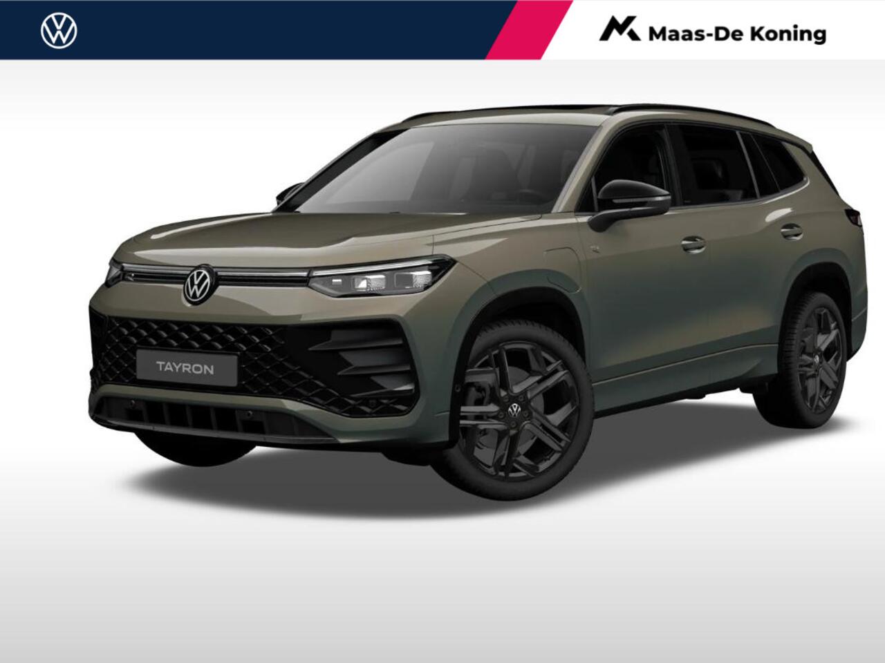 Volkswagen Tayron R-Line-Edition 1.5 eHybrid 204 pk 6 versn. DSG · Assistance pakket plus · Black style pakket · Interieur style pakket · Trekhaak incl. aanhangermanoeuvreerhulp 'trailer assist' ·