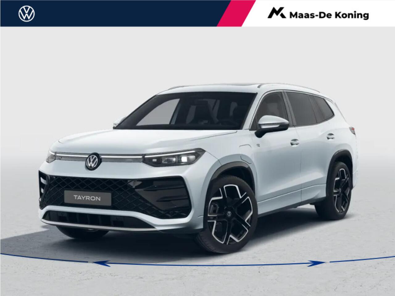 Volkswagen Tayron R-Line-Edition 1.5 eHybrid 272 pk 6 versn. DSG · Assistance Pakket · Design Pakket 'Black Style' · Trekhaak inklapbaar, met elektrische ontgrendeling, incl. aanhangwagen- manoeuvreerhulp Trailer Assist · Winter Pakket