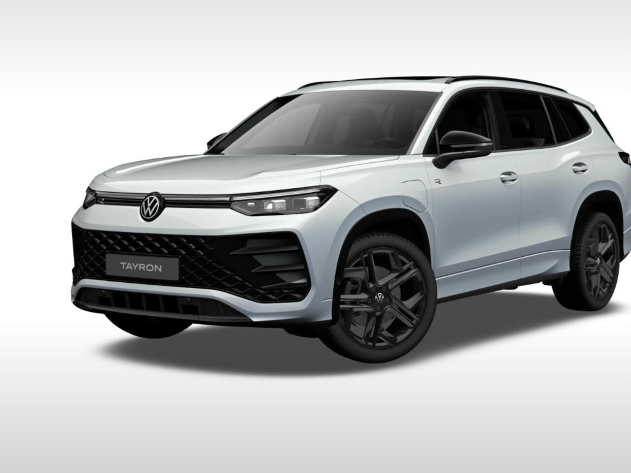 Volkswagen Tayron R-Line-Edition 1.5 eHybrid 204 pk 6 versn. DSG · Assistance pakket plus · Design pakket · Design pakket 'black style' · Lederpakket 'varenna' met ergoactive-plus-stoelen vóór · Trekhaak incl. aanhangermanoeuvreerhulp 'trailer assist' ·