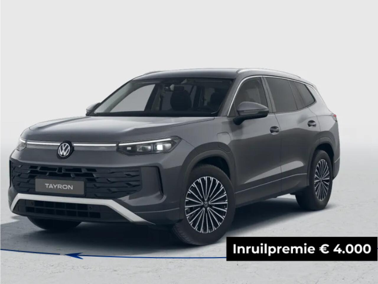 Volkswagen Tayron Life Edition 1.5 eHybrid 204 pk 6 versn. DSG · Trekhaak inklapbaar, met elektrische ontgrendeling, Trailer Assist · Winter Pakket / Prijs is inclusief inruilpremie