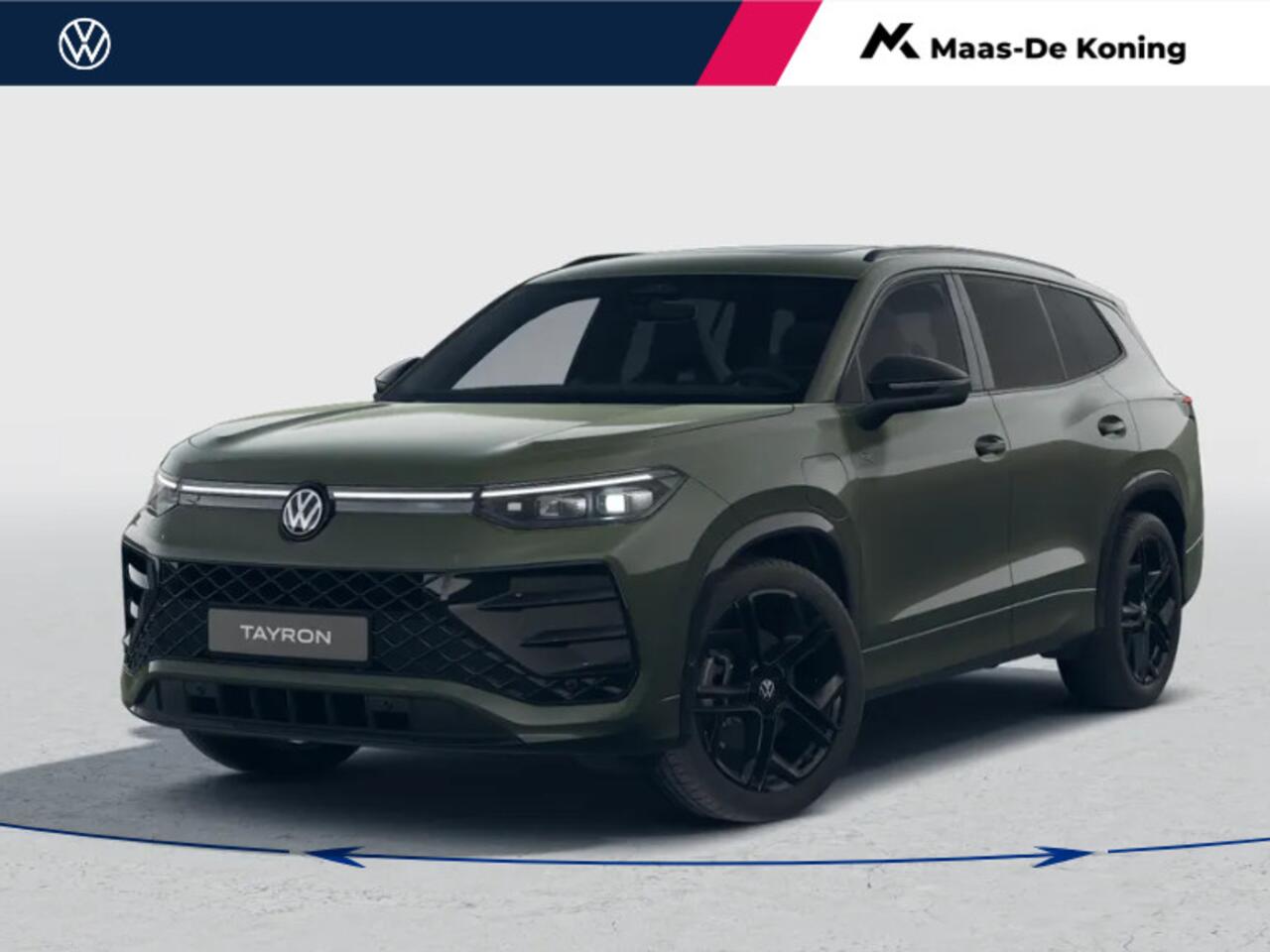 Volkswagen Tayron R-Line Edition 1.5 eHybrid 204 pk 6 versn. DSG · Black Style Pakket · Comfort Pakket · Trekhaak inklapbaar, met elektrische ontgrendeling, incl. aanhangermanoeuvreerhulp Trailer Assist ·