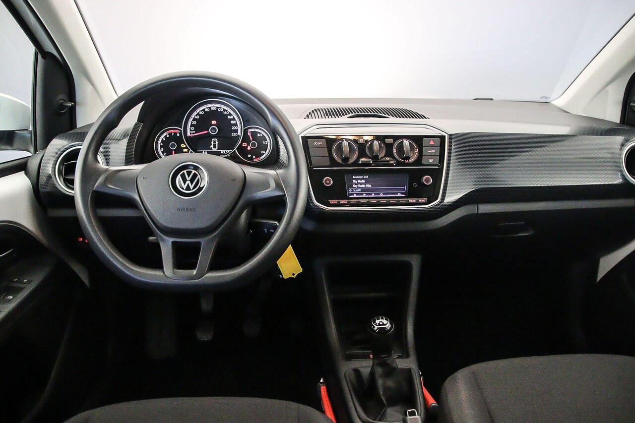 Volkswagen UP! Move up 1.0 MPI 65pk Airco, Radio, DAB, Elektrische ramen voor, LED dagrijverlichting, Bluetooth