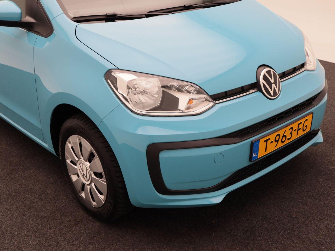 Volkswagen UP! 1.0 | 5-Deurs | Airconditioning | Bluetooth | Teal Blue | 40.228 Km!