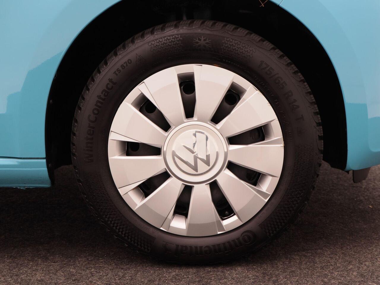 Volkswagen UP! 1.0 | 5-Deurs | Airconditioning | Bluetooth | Teal Blue | 40.228 Km!